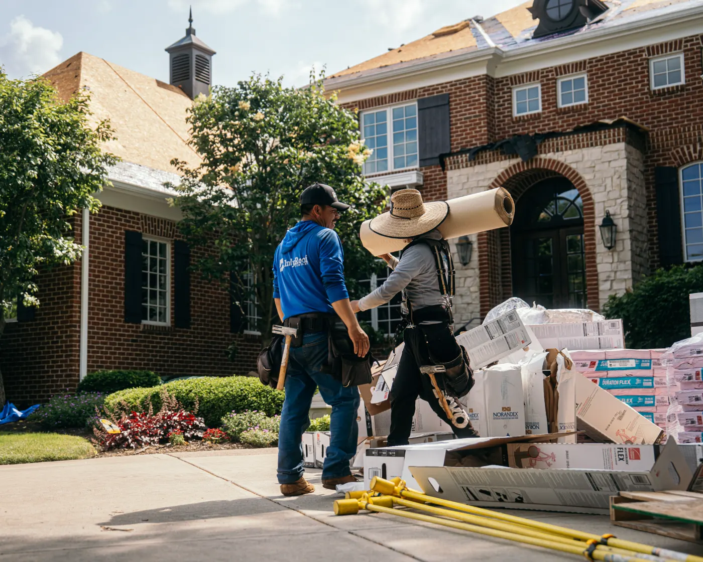 Roof inspection documented on a Scottsburg home